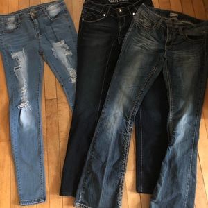 set of 3 size 5 jeans